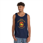 Unisex Heavy Cotton Tank Top - Navy - Strike Fighter Squadron 87 (VFA-87)
