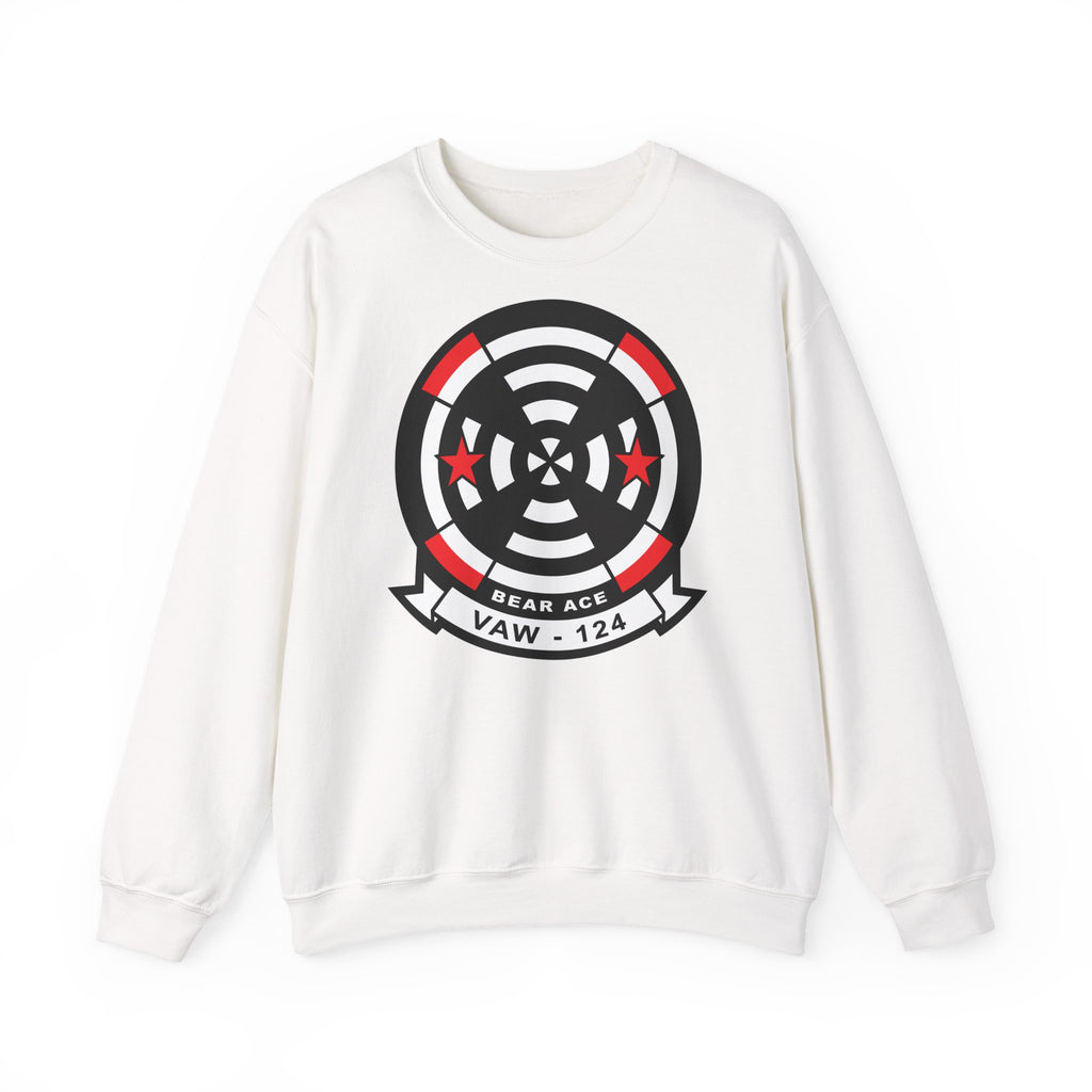 Unisex Heavy Blend™ Crewneck Sweatshirt - Navy - Airborne Command & Control Squadron 124 (VAW-124) wo txt
