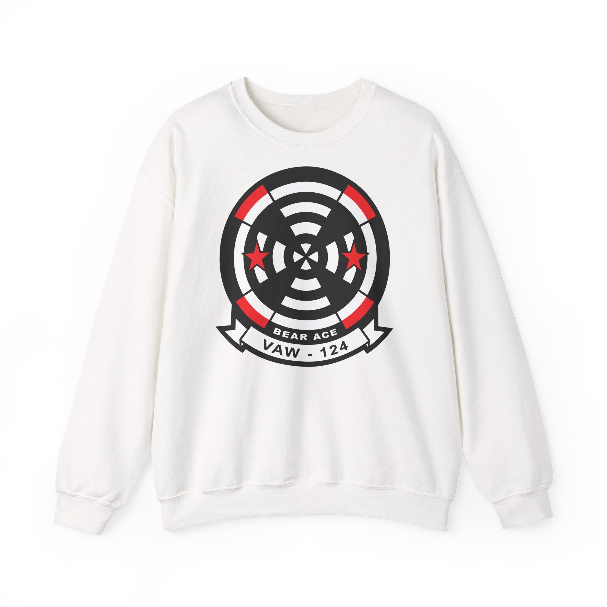 Unisex Heavy Blend™ Crewneck Sweatshirt - Navy - Airborne Command & Control Squadron 124 (VAW-124) wo txt