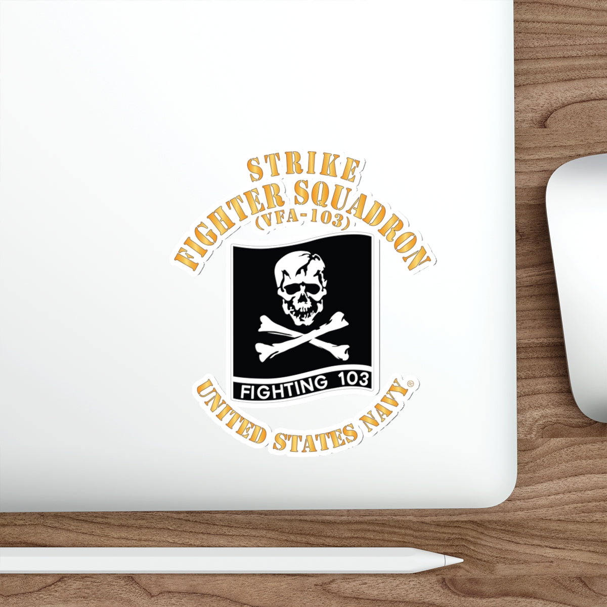 Die-Cut Vinyl Sticker - Navy - Strike Fighter Squadron 103 (VFA-103)
