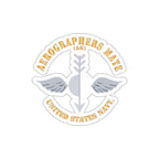 Die-Cut Vinyl Sticker - Navy - Aerographers Mate (AG) X 300