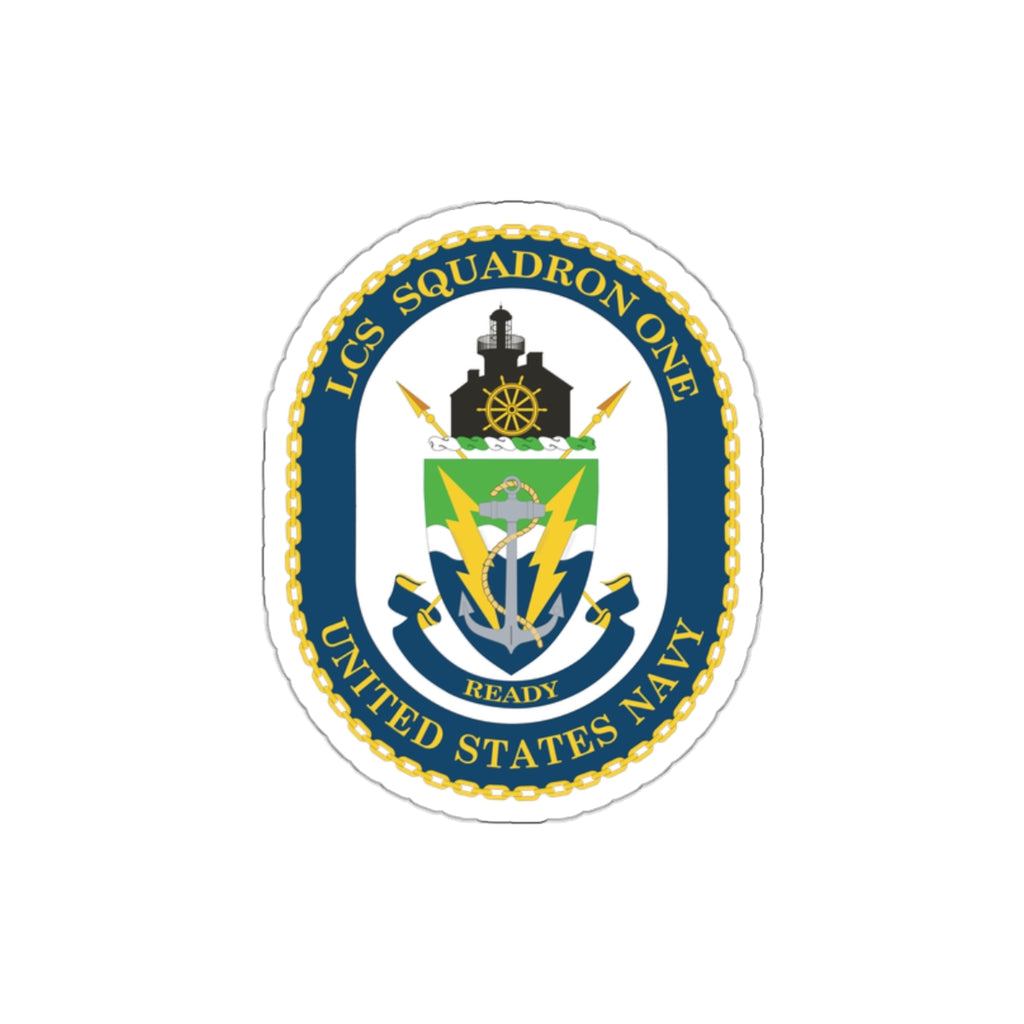 Die-Cut Vinyl Sticker - Navy - LCS Squadron One (LCSRON 1) wo txt