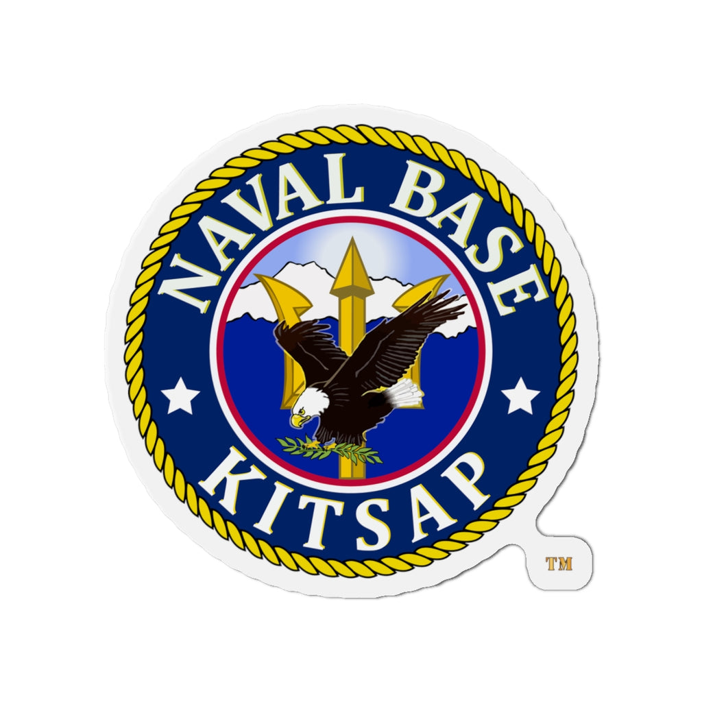 Die-Cut Magnet - Navy - Naval Base Kitsap wo txt