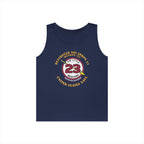 Unisex Heavy Cotton Tank Top - Navy - Destroyer Squadron 23 (DESRON-23)