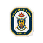 Die-Cut Magnet - Navy - USS Wayne E. Meyer (DDG-108) wo txt X 300