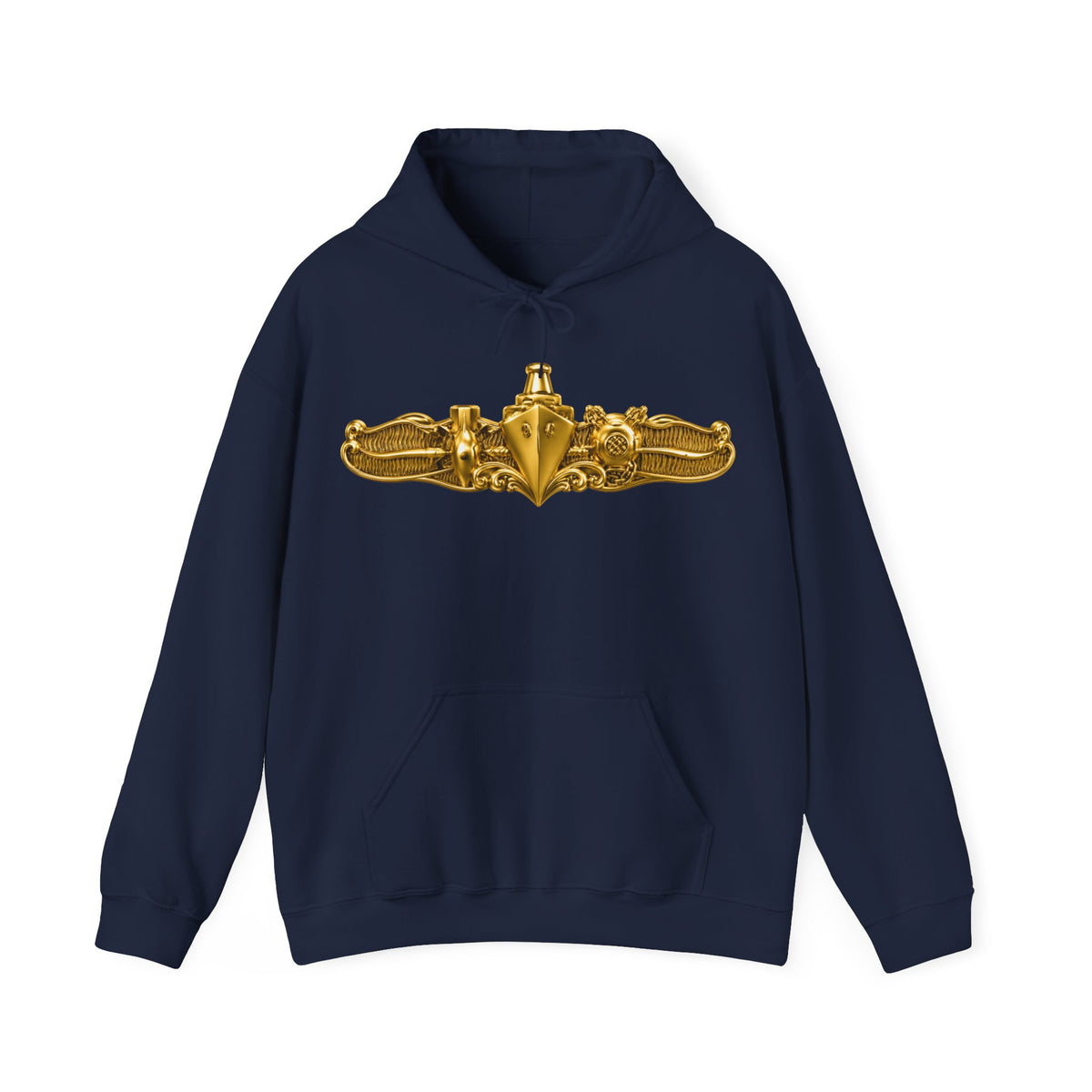 Unisex Heavy Blend™ Hoodies - Navy - Badge - Special Operations Warfare (SO) wo txt - 3D - Enhanced