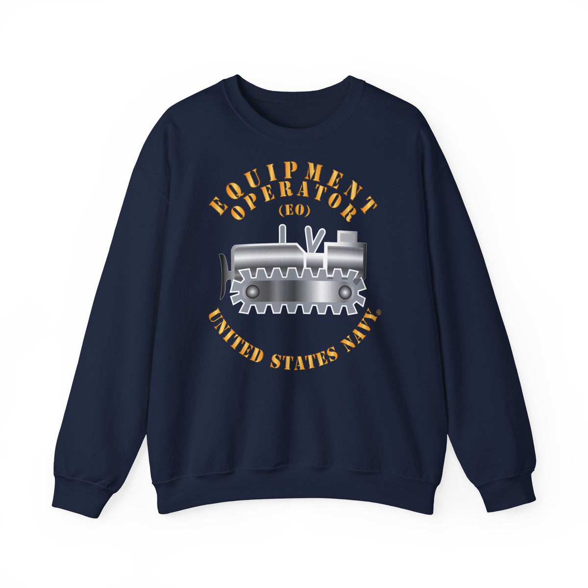 Unisex Heavy Blend™ Crewneck Sweatshirt - Navy - Rate - Equipment Operator (EO)