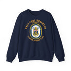 Unisex Heavy Blend™ Crewneck Sweatshirt - Navy - USNS Carl Brashear (T-AKE 7) wo txt