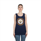 Unisex Heavy Cotton Tank Top - Navy - Naval Support Activity - Hampton Roads