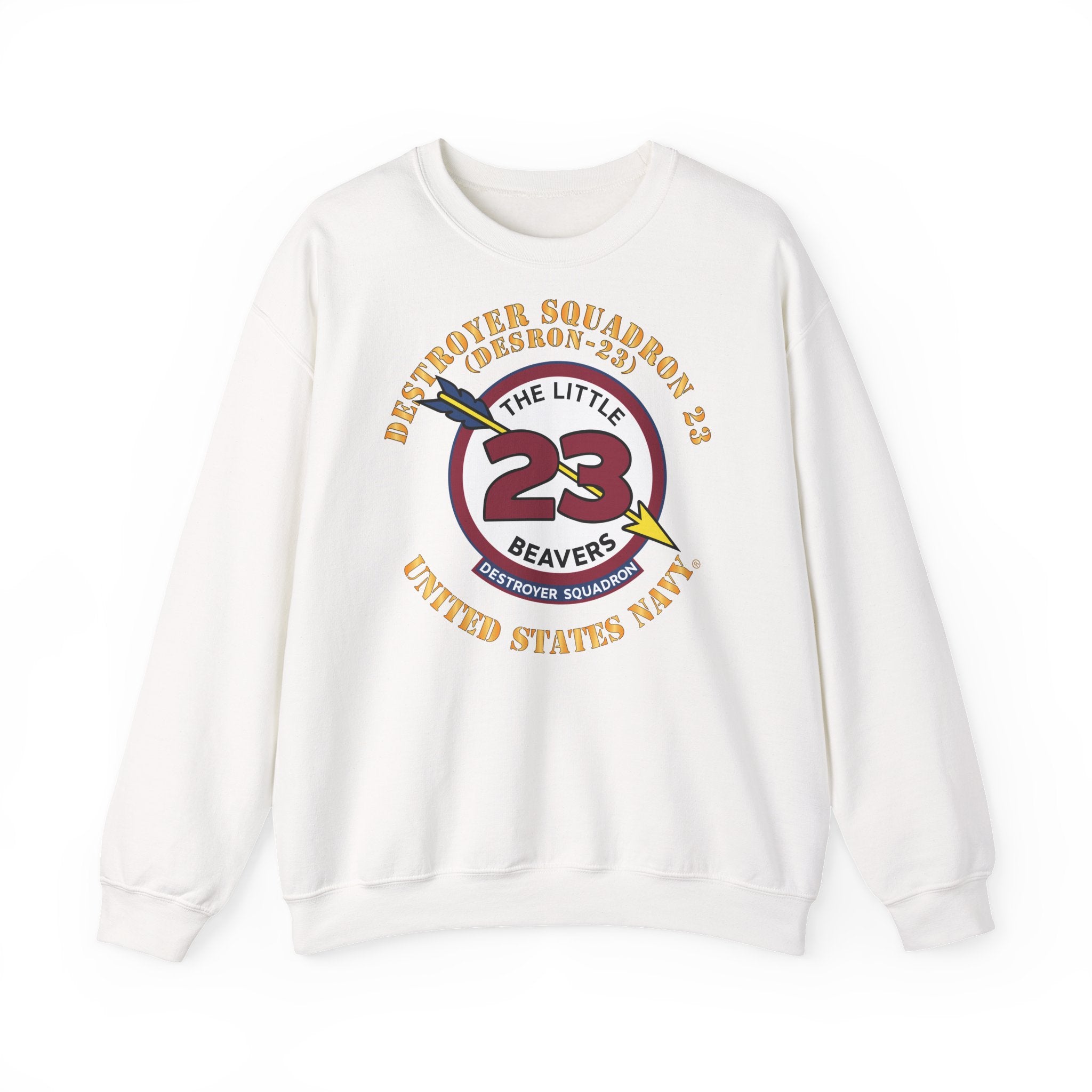 Unisex Heavy Blend™ Crewneck Sweatshirt - Navy - Destroyer Squadron 23 (DESRON-23)