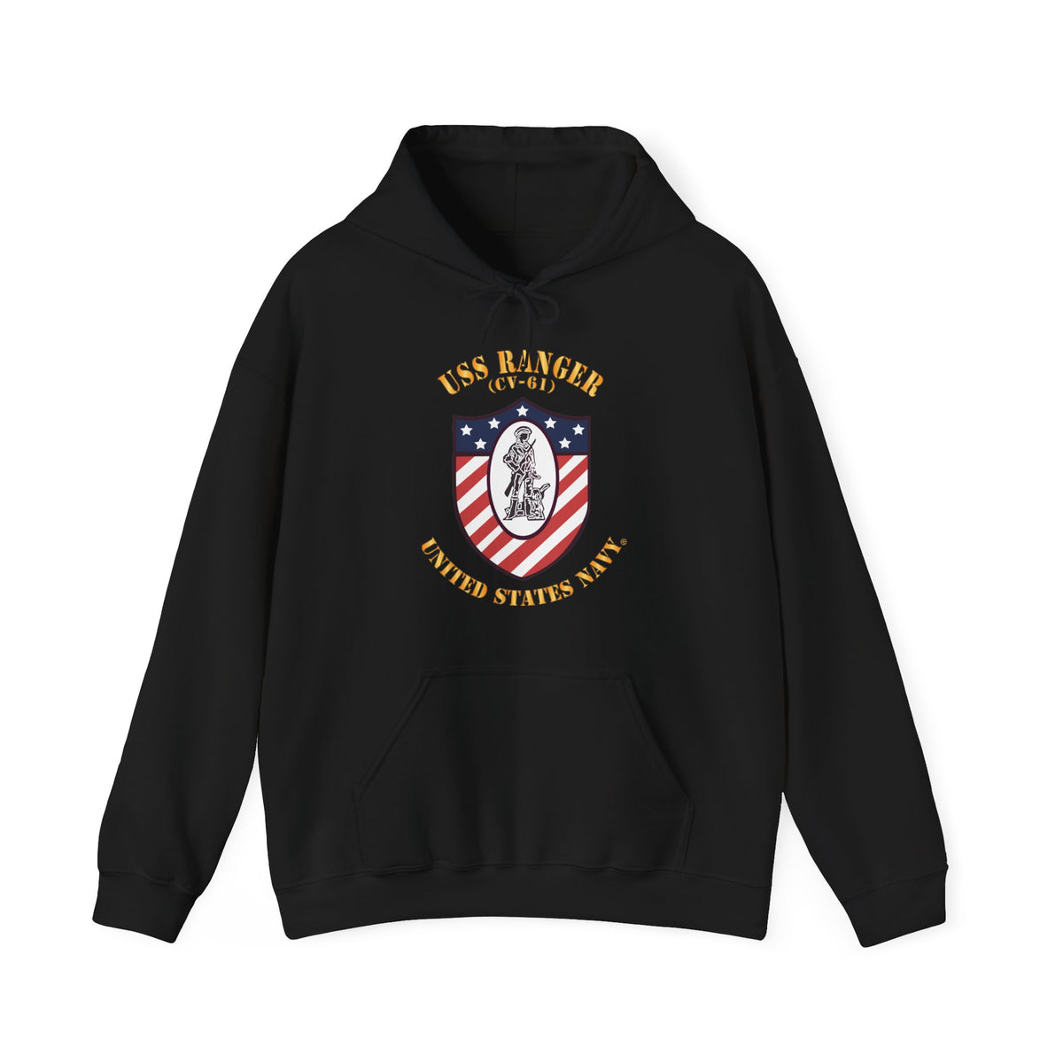 Unisex Heavy Blend™ Hoodies - Navy - USS Ranger (CV-61) X 300