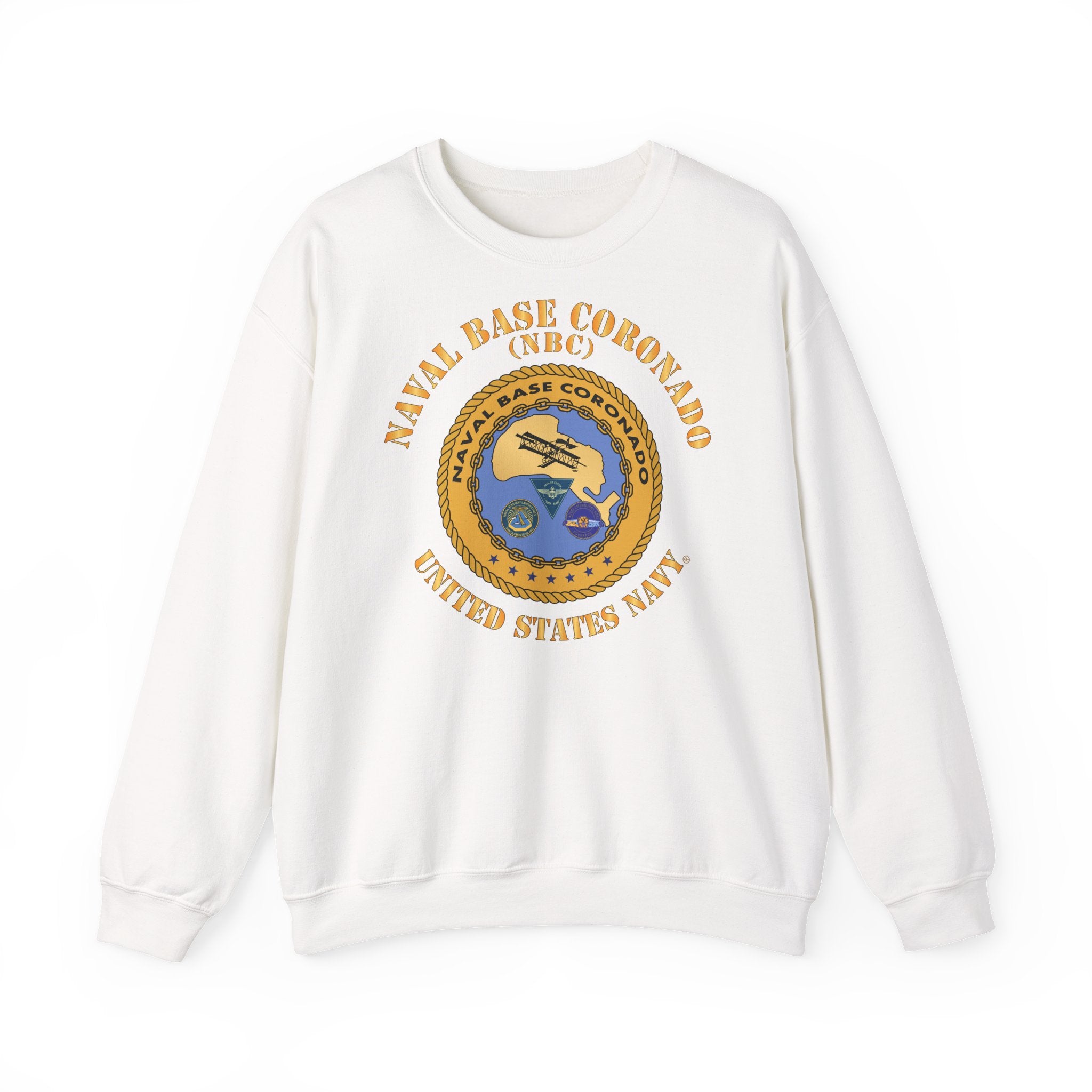 Unisex Heavy Blend™ Crewneck Sweatshirt - Navy - Naval Base Coronado(NBC)