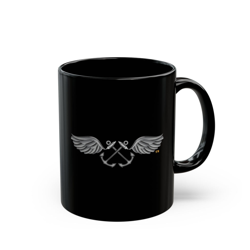 Black Mug (11oz, 15oz) - Navy - Rate - Aviation Boatswain's Mate (AB) wo txt X 300