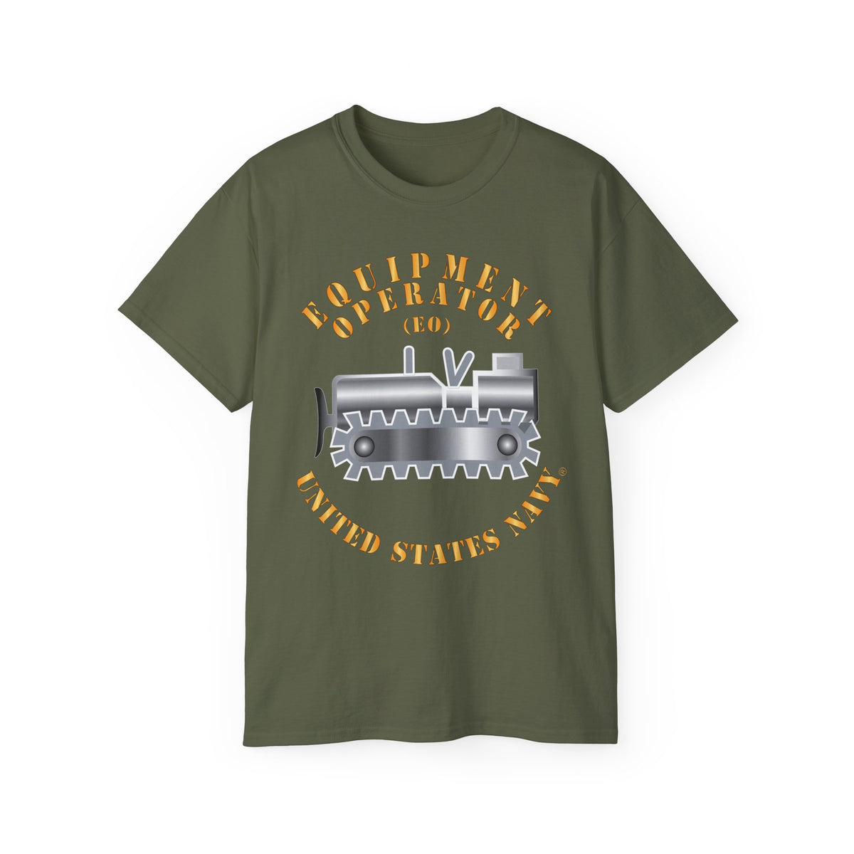 Unisex Ultra Cotton T-Shirt - Navy - Rate - Equipment Operator (EO)