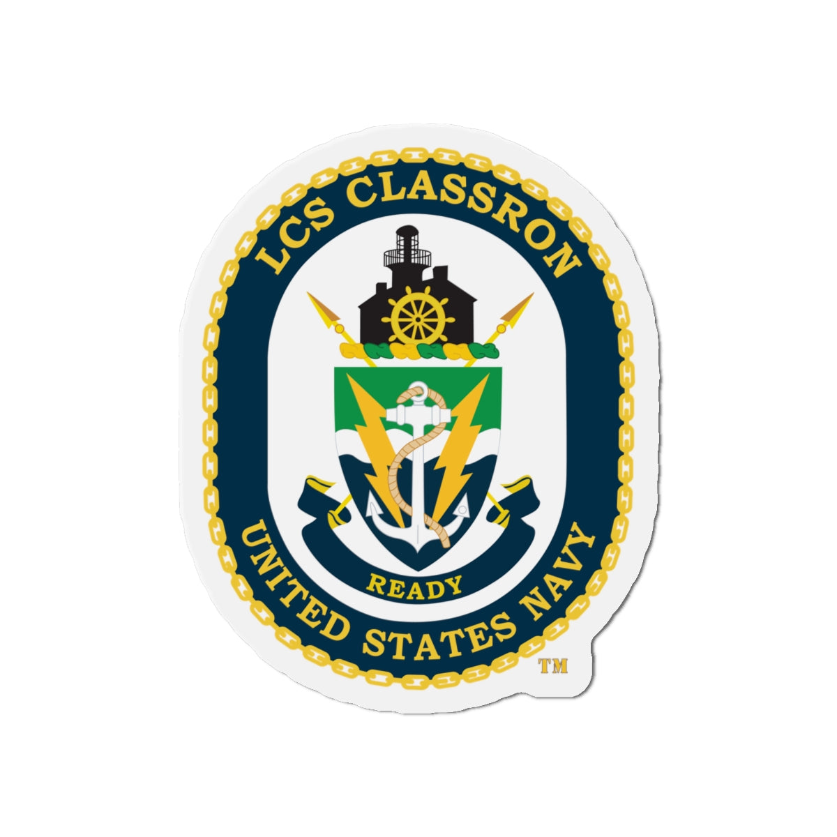 Die-Cut Magnet - Navy - LCS Classron (Littoral Combat Ship) wo txt