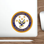 Die-Cut Vinyl Sticker - Navy - Naval Support Activity - Hampton Roads
