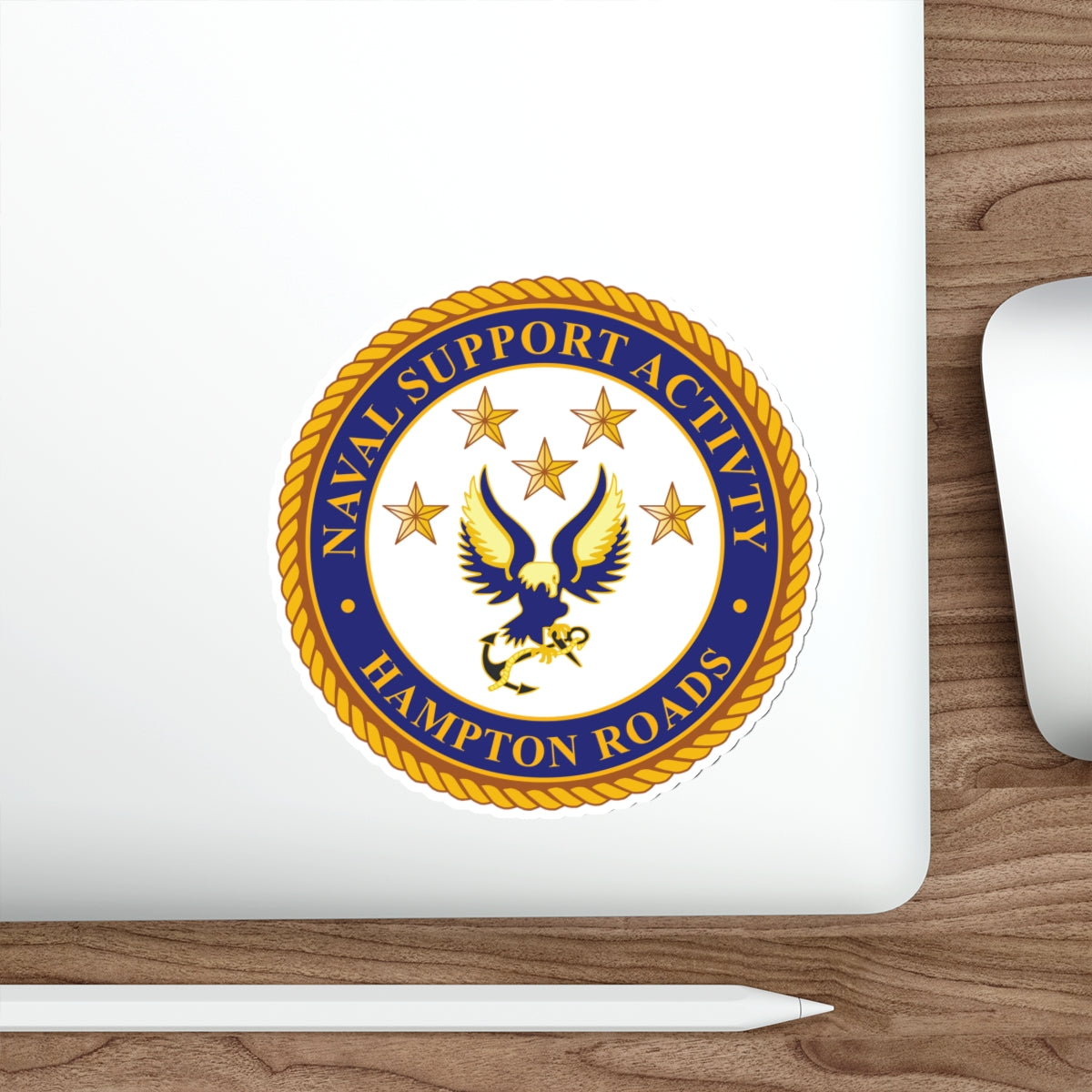 Die-Cut Vinyl Sticker - Navy - Naval Support Activity - Hampton Roads