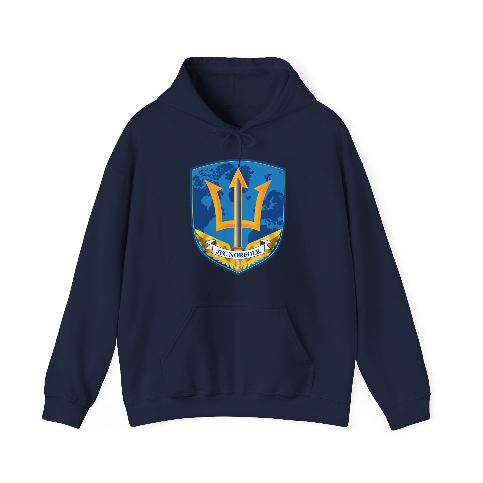 Unisex Heavy Blend™ Hoodies - Navy - Joint Force Command - Norfolk wo Txt X 300