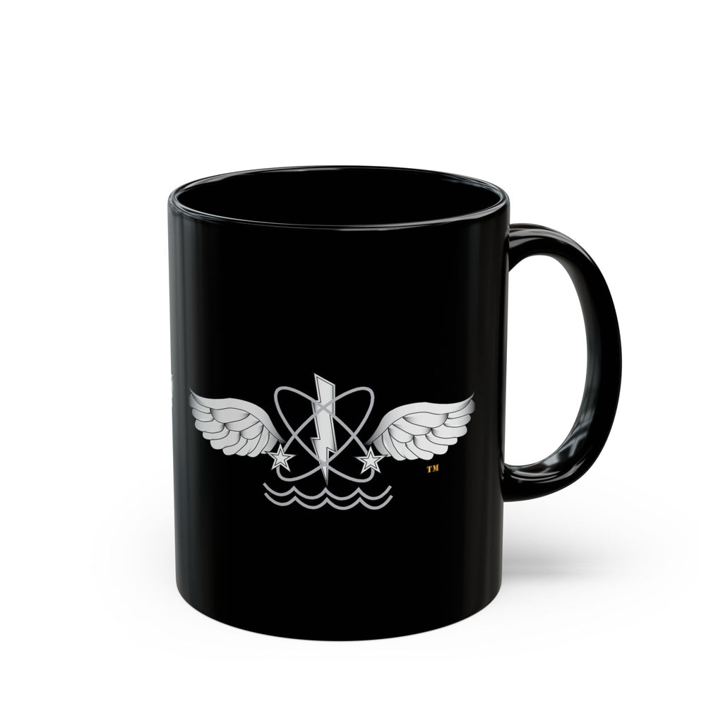Black Mug (11oz, 15oz) - Navy - Rate - Aviation Warfare Systems Operator (AW) wo txt