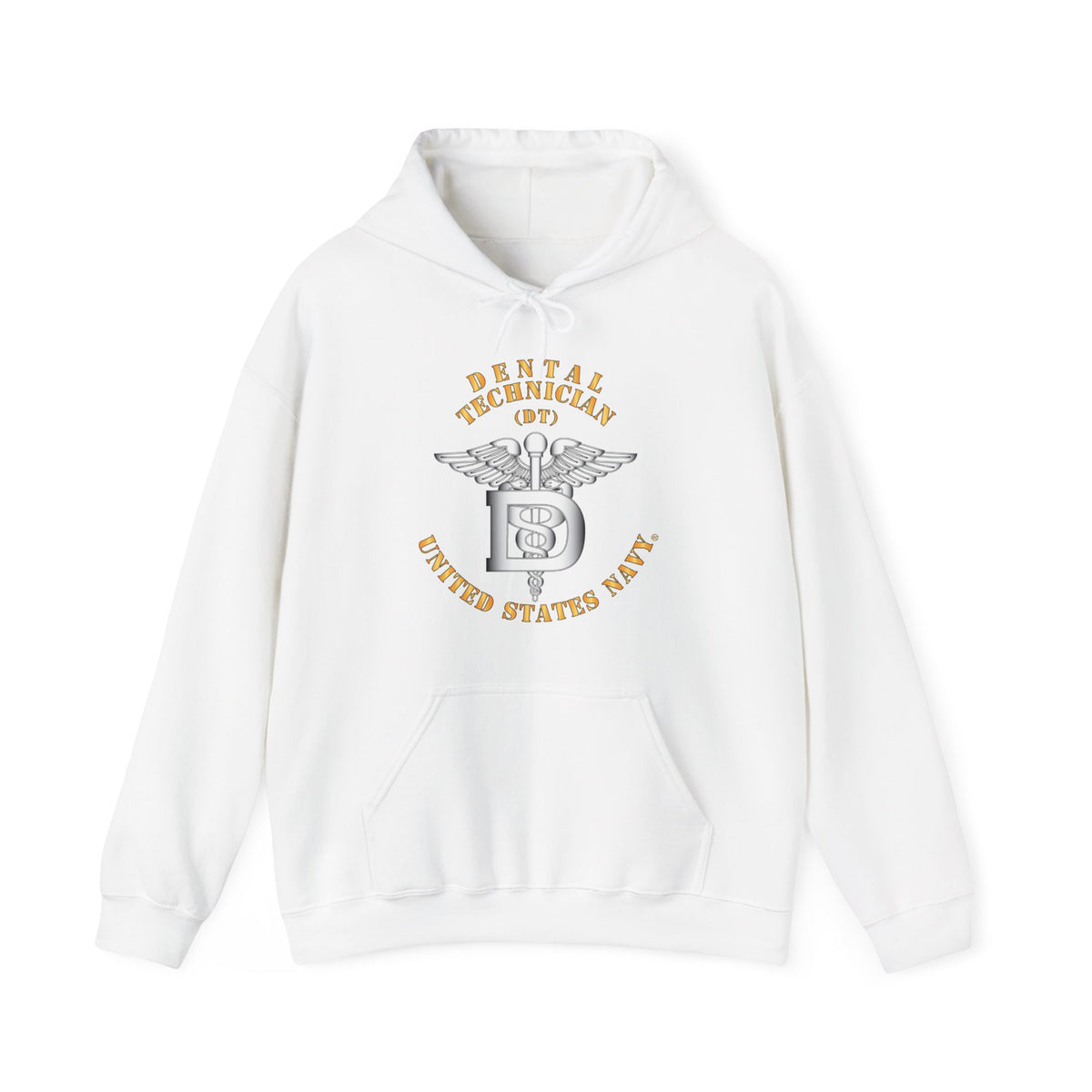 Unisex Heavy Blend™ Hoodies - Navy - Rate - Dental Technician (DT)