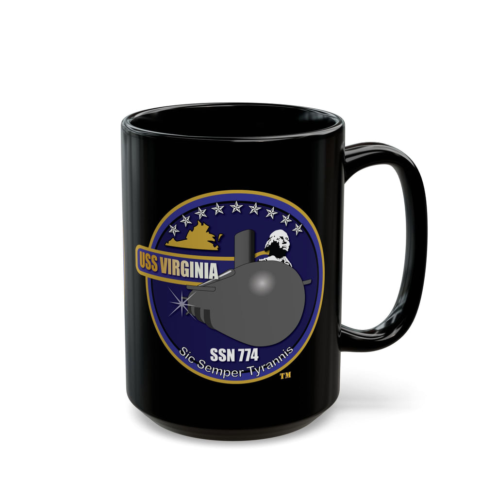 Black Mug (11oz, 15oz) - Navy - USS Virginia (SSN-774) wo txt X 300