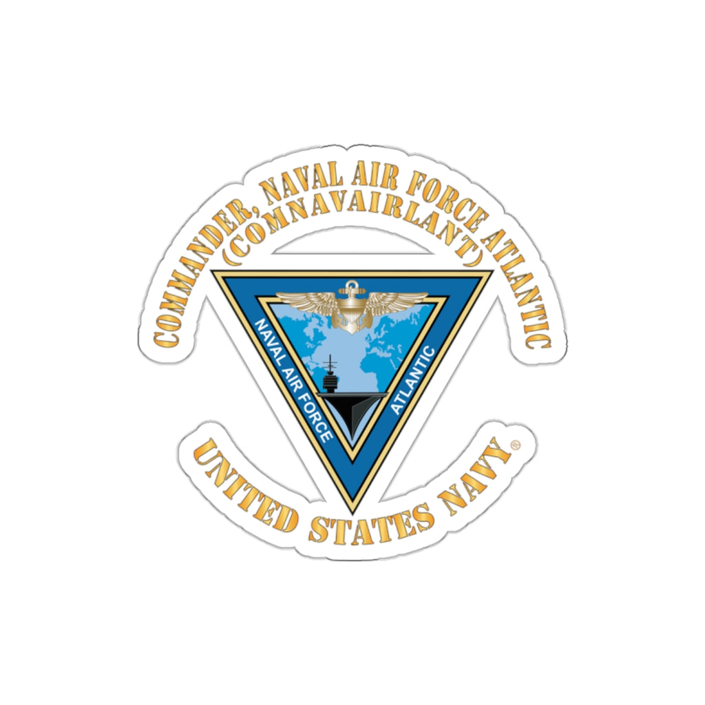Die-Cut Vinyl Sticker - Navy - Commander, Naval Air Force Atlantic - COMNAVAIRLANT
