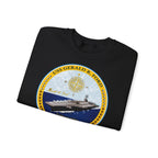 Unisex Heavy Blend™ Crewneck Sweatshirt - Navy - USS Gerald R. Ford (CVN-78) wo txt