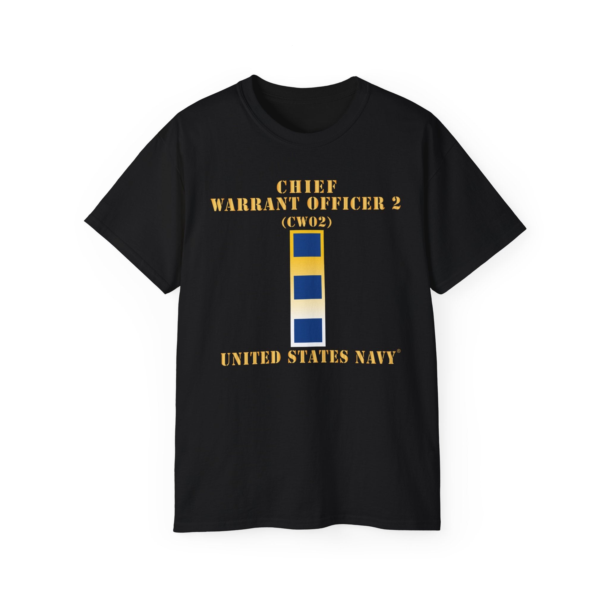 Unisex Ultra Cotton T-Shirt - Navy - Chief Warrant Officer 2 - CW02