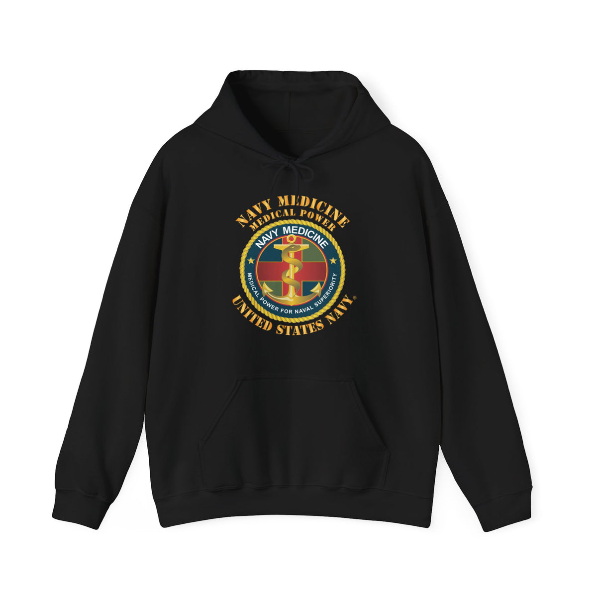 Unisex Heavy Blend™ Hoodies - Navy Medicine - Medical Power for Naval Superiority X 300