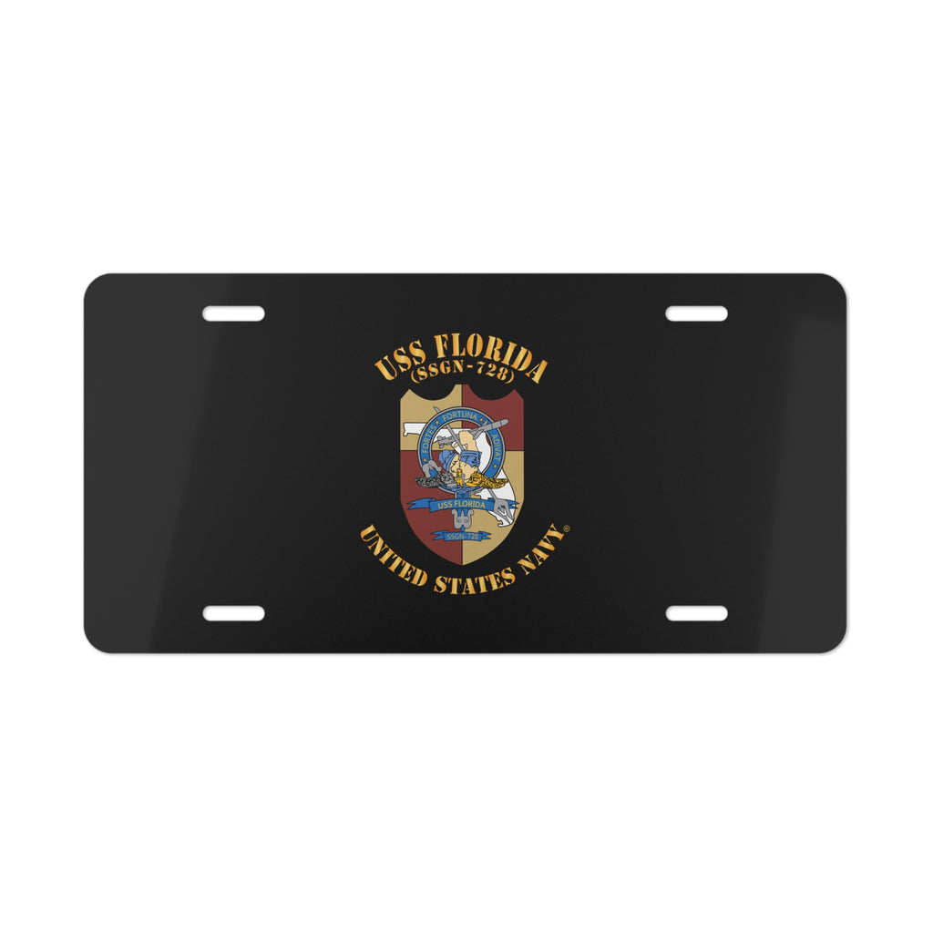 Vanity License Plate - Navy - USS Florida (SSGN-728)