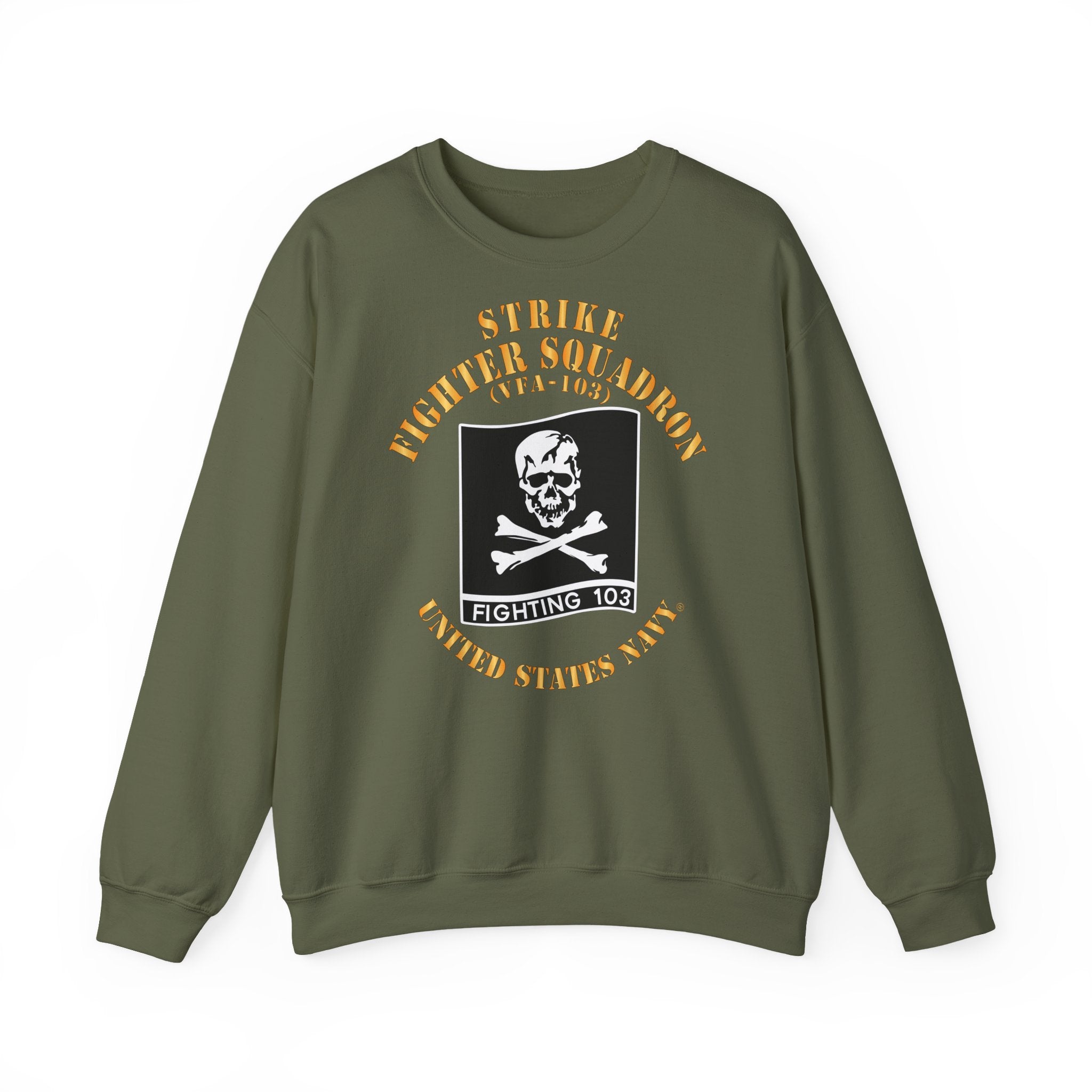 Unisex Heavy Blend™ Crewneck Sweatshirt - Navy - Strike Fighter Squadron 103 (VFA-103)