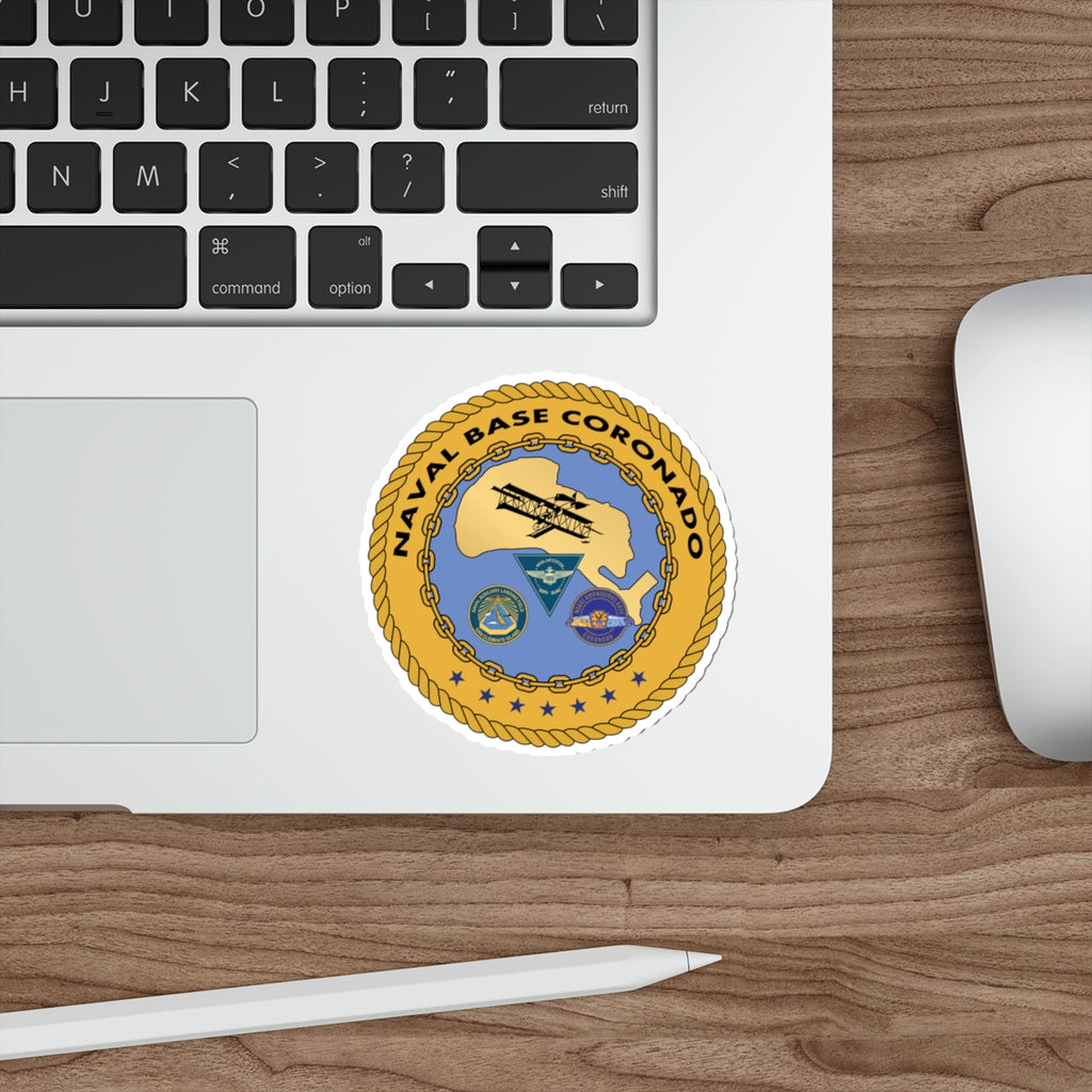 Die-Cut Vinyl Sticker - Navy - Naval Base Coronado wo txt