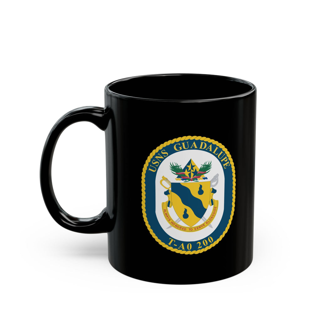 Black Mug (11oz, 15oz) - Navy - USNS Guadalupe (T-AO 200) wo txt X 300