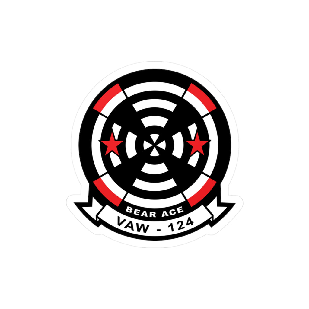 Kiss-Cut Vinyl Decal - Navy - Airborne Command & Control Squadron 124 (VAW-124) wo txt