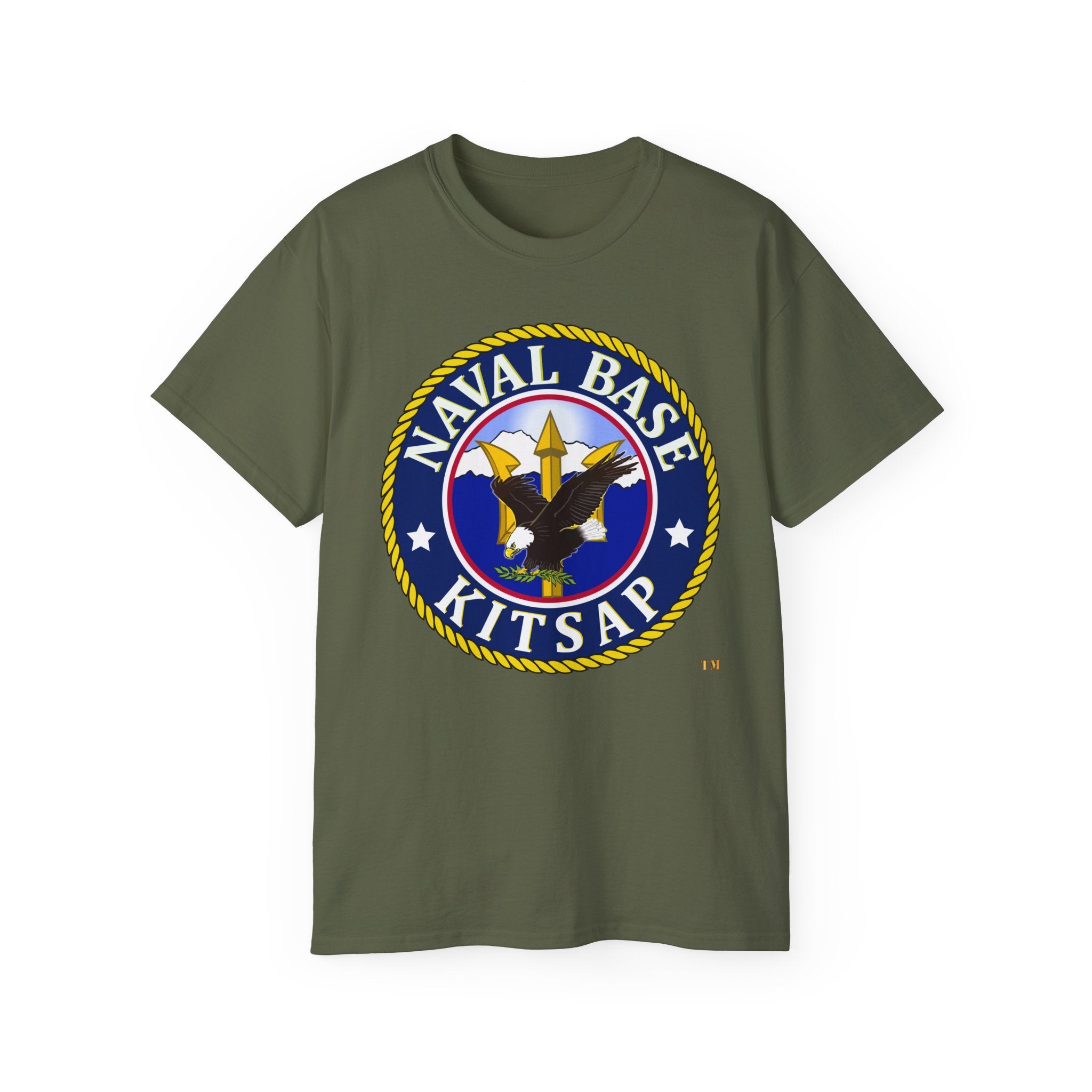 Unisex Ultra Cotton T-Shirt - Navy - Naval Base Kitsap wo txt