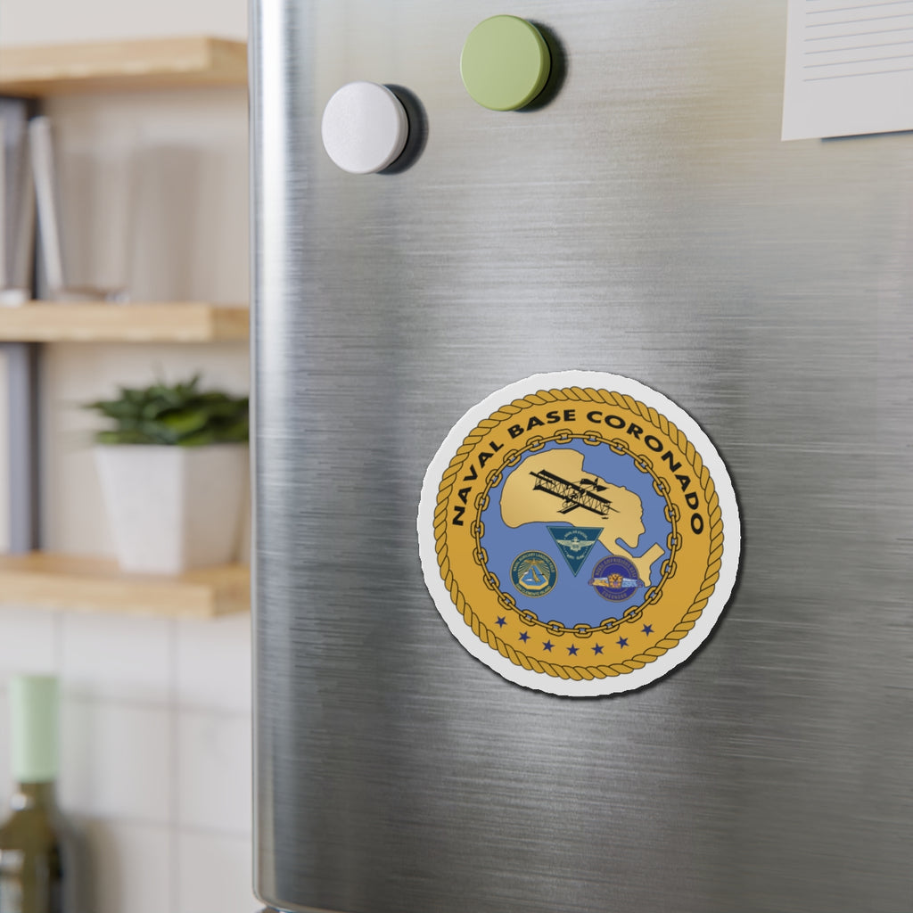 Die-Cut Magnet - Navy - Naval Base Coronado wo txt