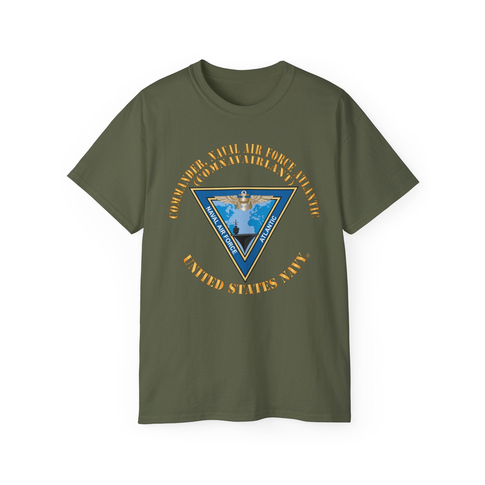 Unisex Ultra Cotton T-Shirt - Navy - Commander, Naval Air Force Atlantic - COMNAVAIRLANT