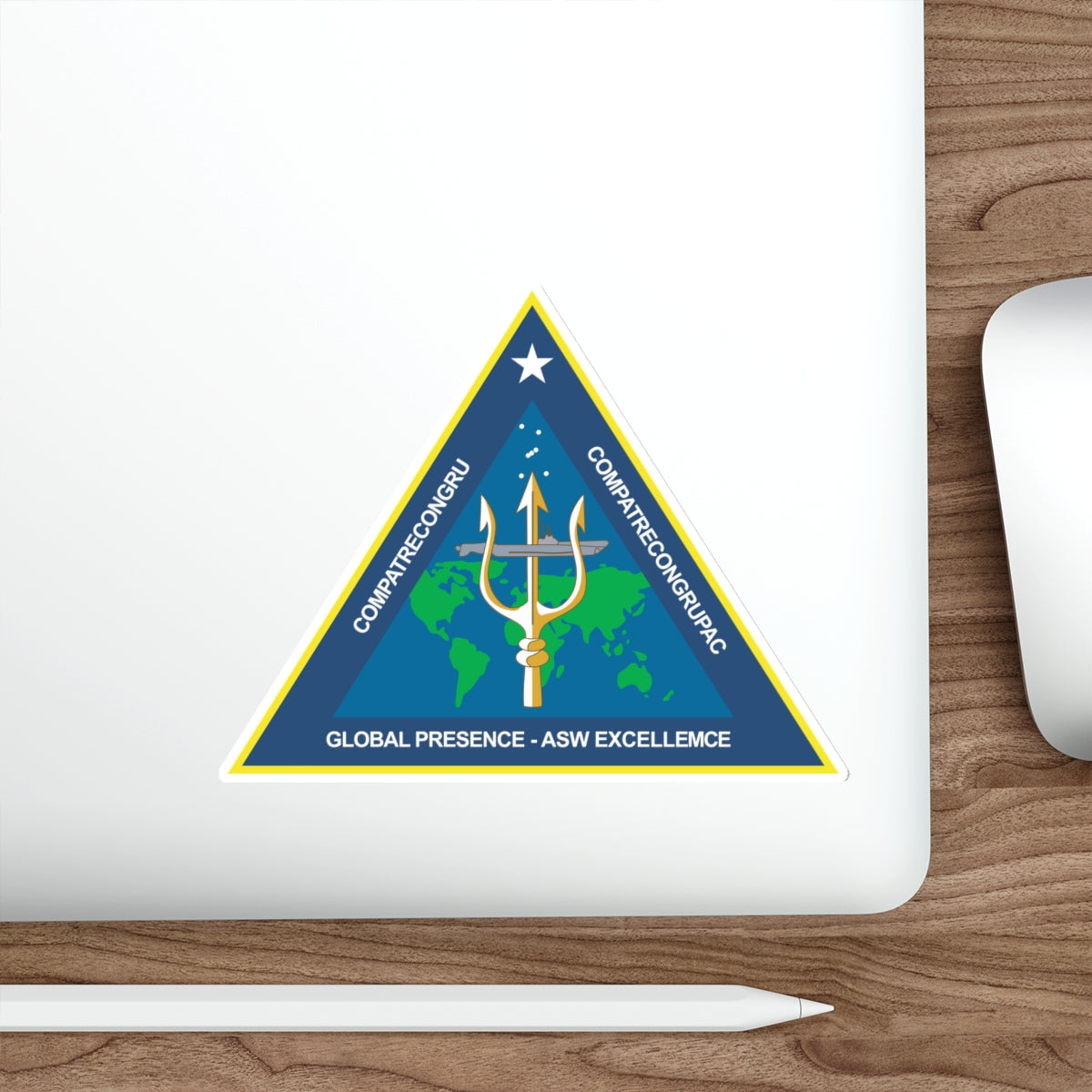Die-Cut Vinyl Sticker - Navy - Commander, Patrol and Reconnaissance Group - CPRG wo Txt X 300
