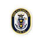 Die-Cut Magnet - Navy - USS Cleveland (LCS-31) wo txt