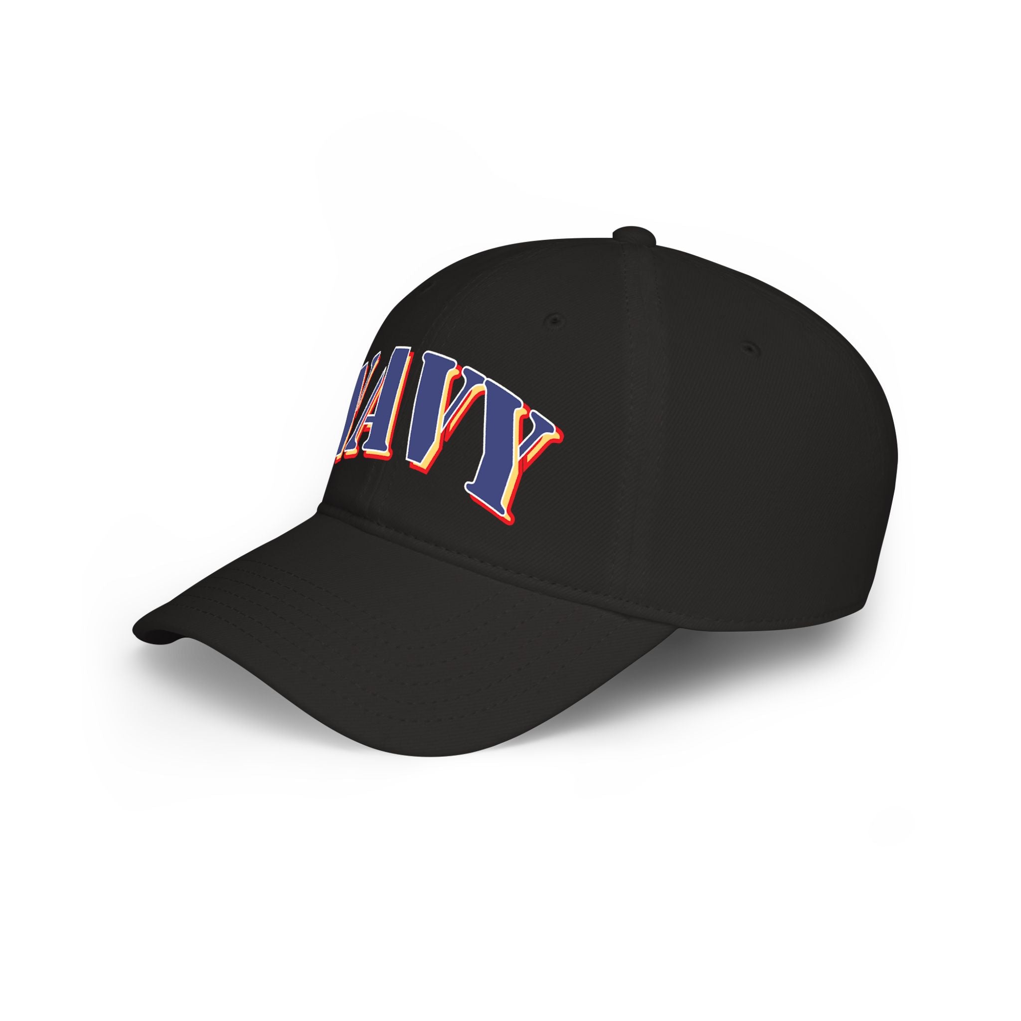 NAVY DTF Baseball Cap — Red Low Profile Hat for Military & Patriotic Fans