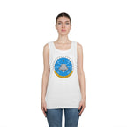 Unisex Heavy Cotton Tank Top - USS Dwight D. Eisenhower (CVN-69) Crest wo Txt