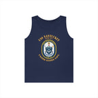 Unisex Heavy Cotton Tank Top - Navy - USS Nantucket (LCS-27)