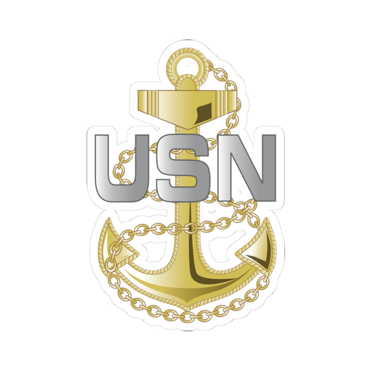 Kiss-Cut Stickers - Navy - Fouled Anchor wo txt
