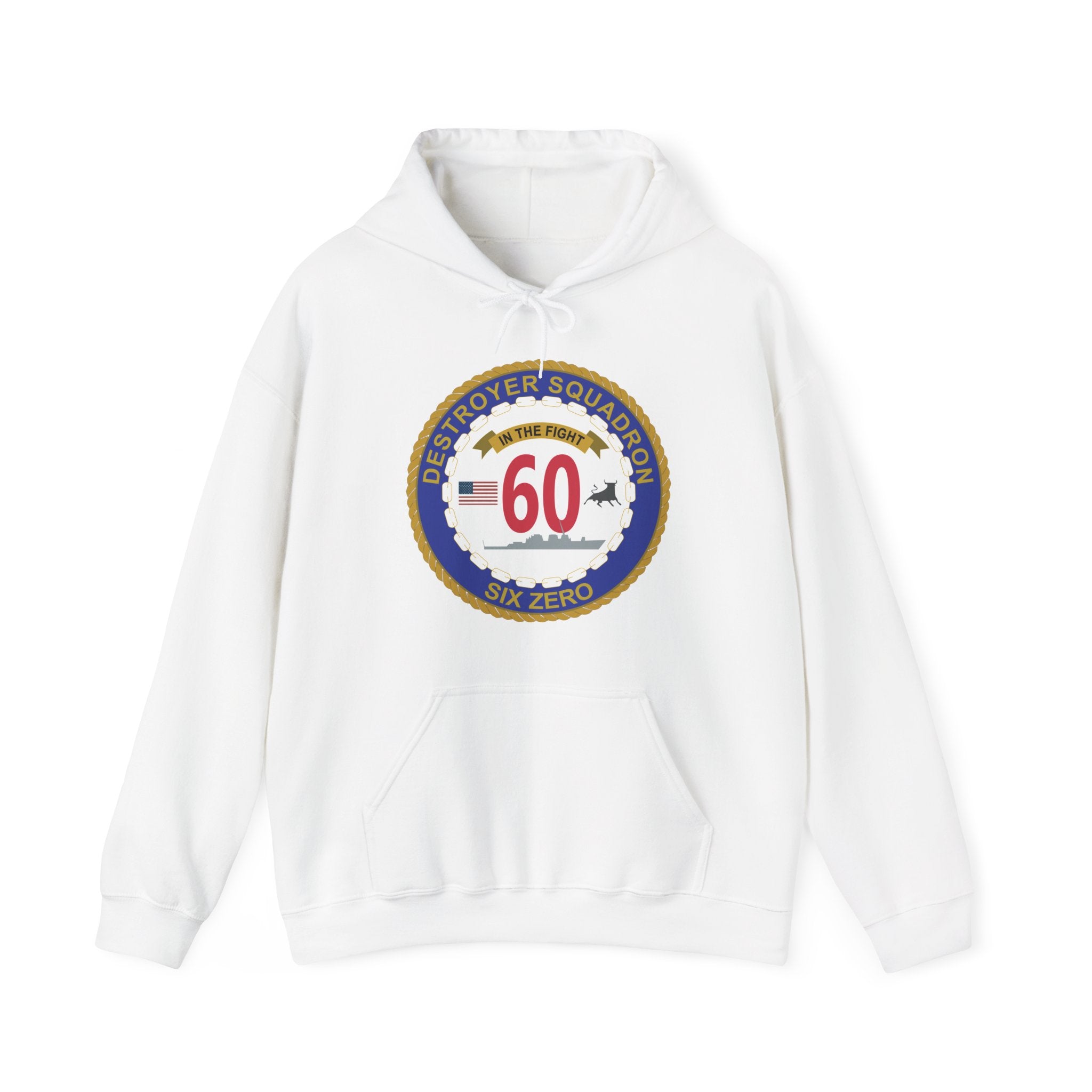 Unisex Heavy Blend™ Hoodies - Navy - Destroyer Squadron 60 wo txt