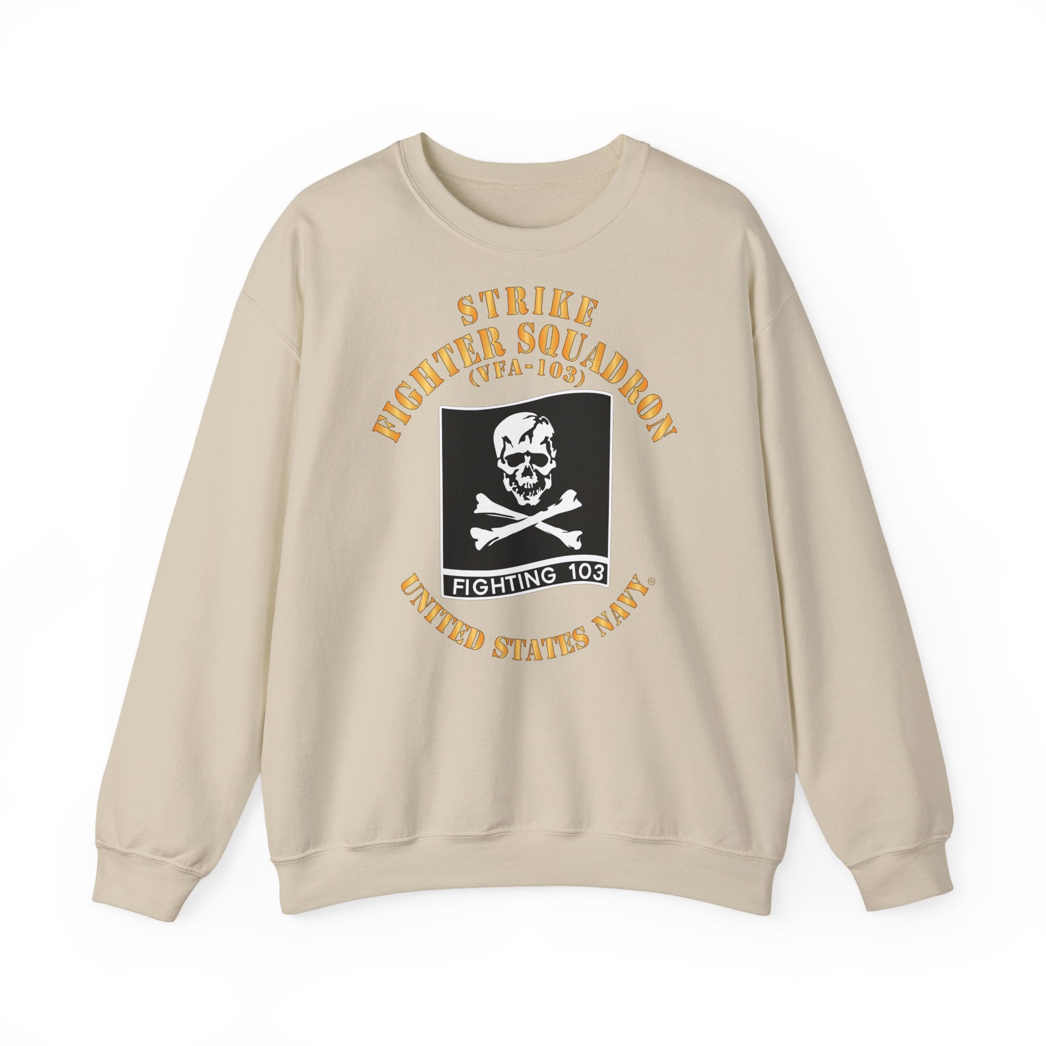 Unisex Heavy Blend™ Crewneck Sweatshirt - Navy - Strike Fighter Squadron 103 (VFA-103)