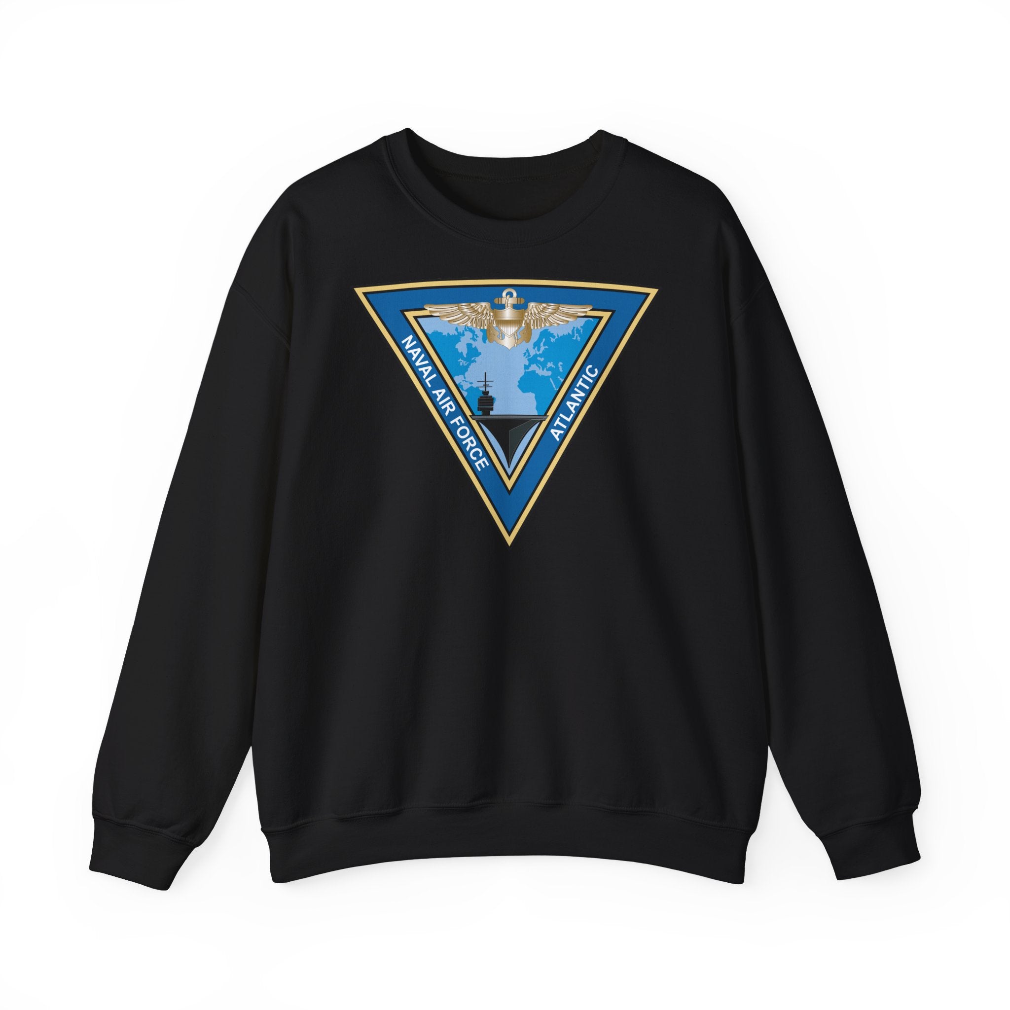 Unisex Heavy Blend™ Crewneck Sweatshirt - Navy - Commander, Naval Air Force Atlantic - COMNAVAIRLANT wo Txt
