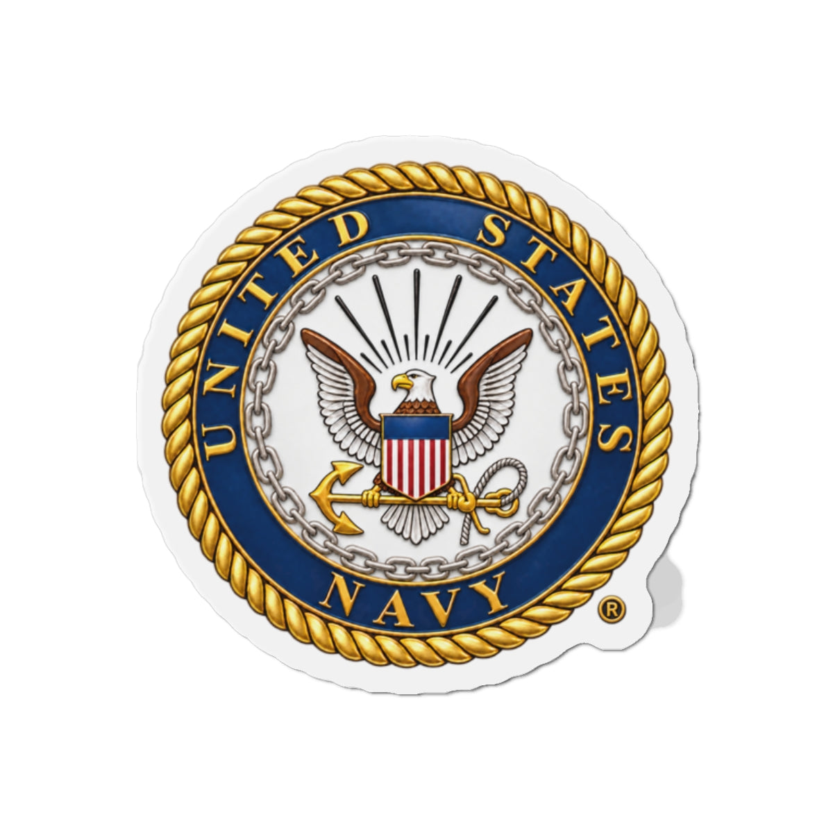 Die-Cut Magnet - United States Navy Seal - Emblem - 3D - Enhanced
