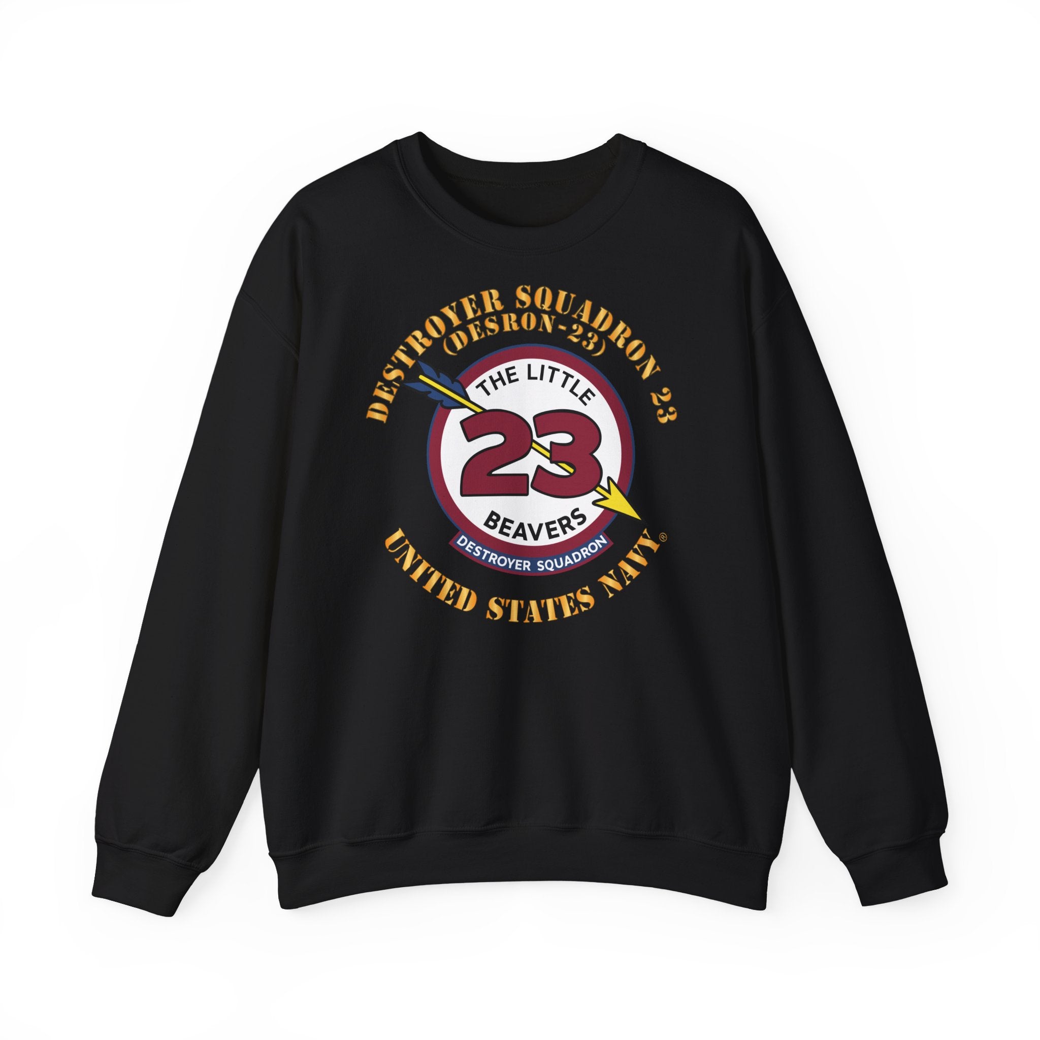 Unisex Heavy Blend™ Crewneck Sweatshirt - Navy - Destroyer Squadron 23 (DESRON-23)