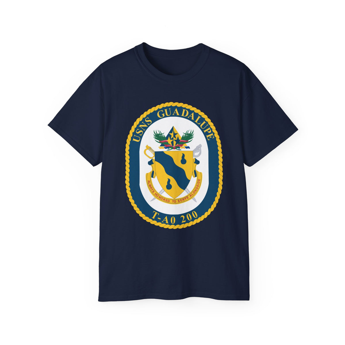 Unisex Ultra Cotton T-Shirt - Navy - USNS Guadalupe (T-AO 200) wo txt X 300