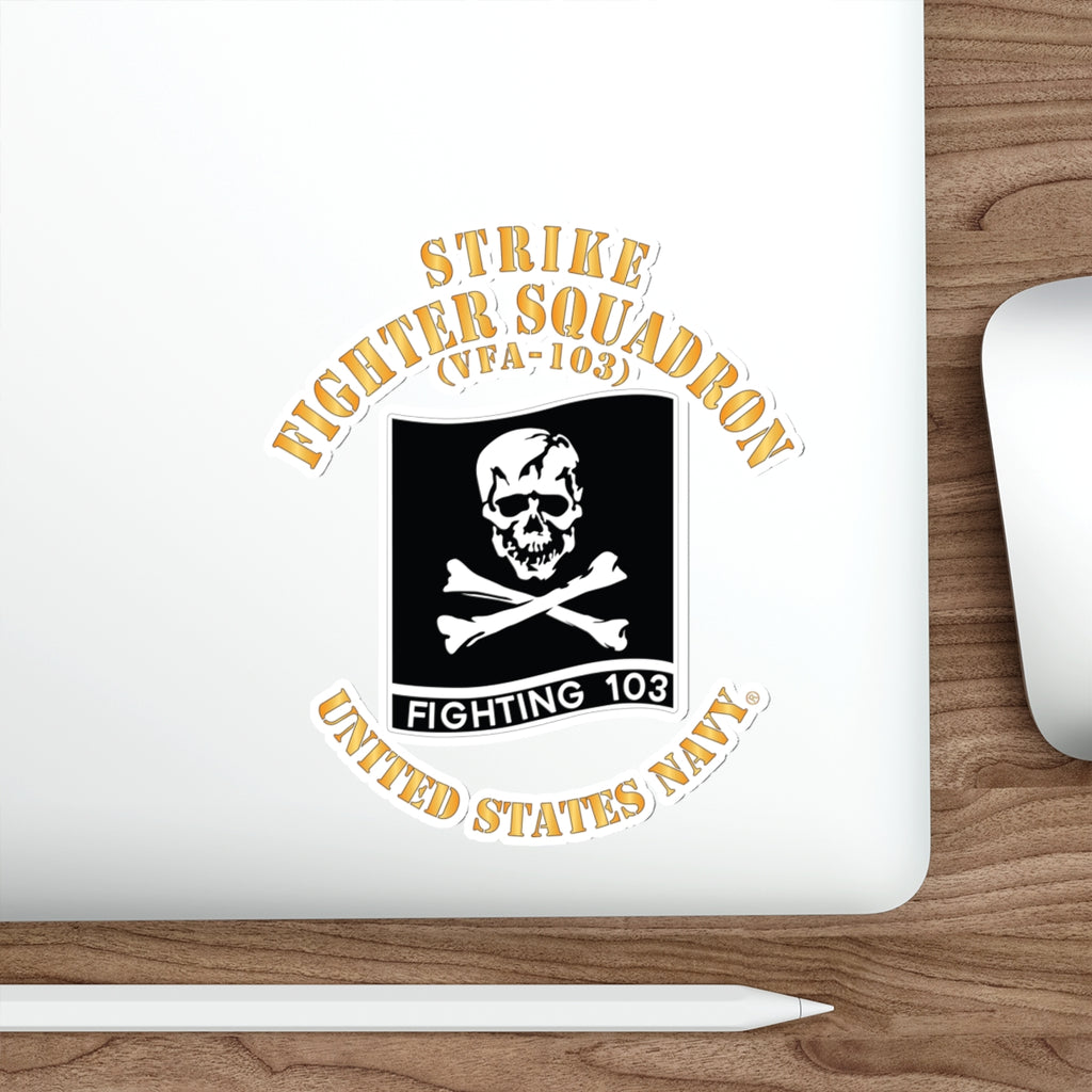 Die-Cut Vinyl Sticker - Navy - Strike Fighter Squadron 103 (VFA-103)